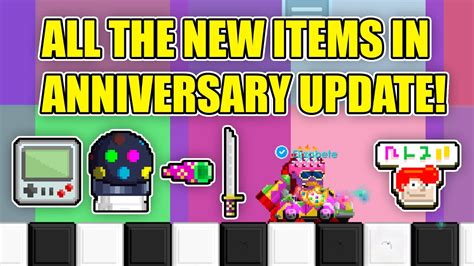Growtopia Anniversary Items .